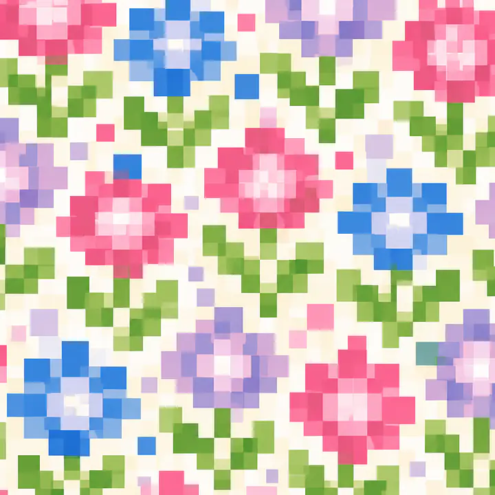 Soft Pixel Bloom für MALM — Motivfolie für Schubladenfronten primary image