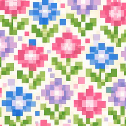 Soft Pixel Bloom for MALM — Decorative Film for Drawer Fronts