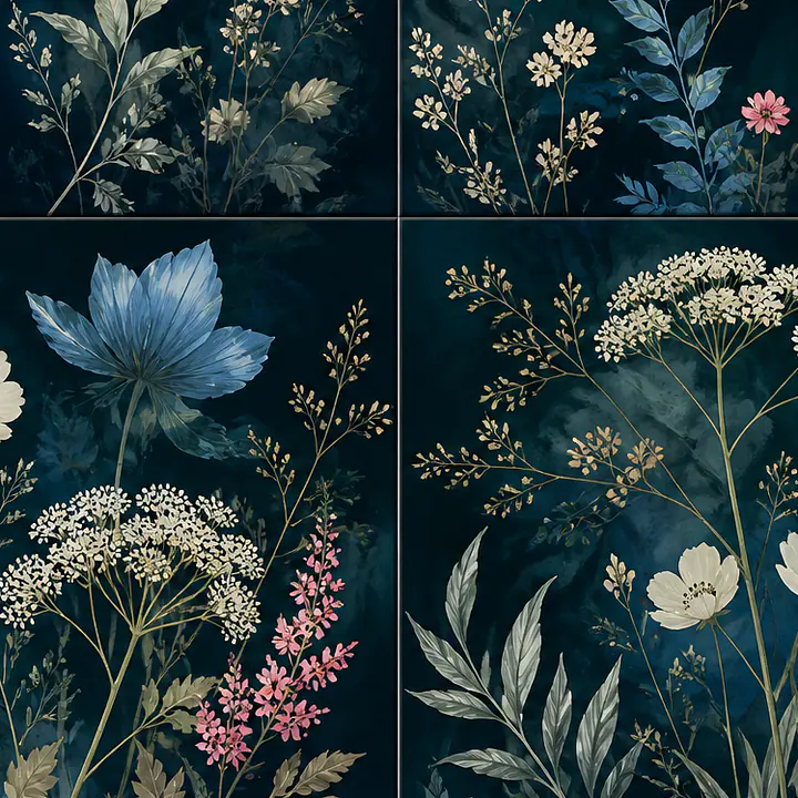 Night Garden Motivfolie für HEMNES 8 primary image