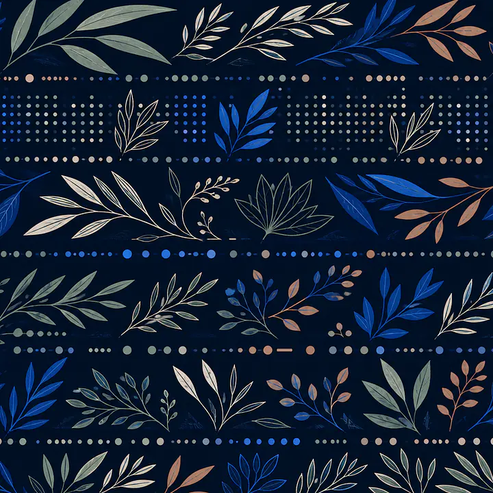 Night Leaf Code – MALM Motivfolie primary image