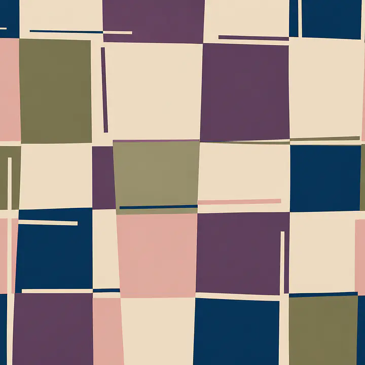 Broken Check Calm – MALM Motivfolie primary image
