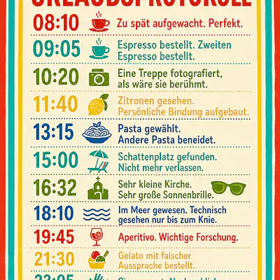 ITALIENISCHES URLAUBSPROTOKOLL primary image
