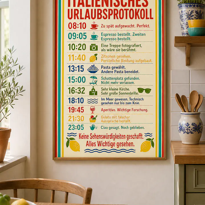 ITALIENISCHES URLAUBSPROTOKOLL secondary image