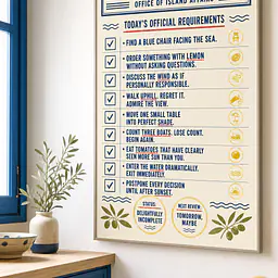 GREEK SUMMER DEPARTMENT – offiziöses Insel-Memo
