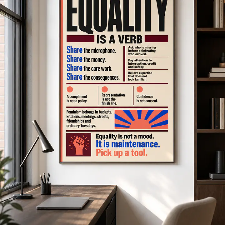 EQUALITY IS A VERB secondary image