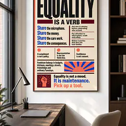 EQUALITY IS A VERB