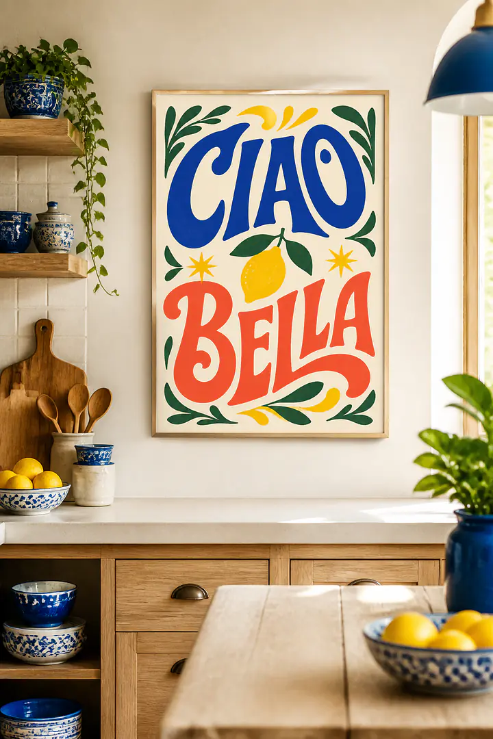 CIAO BELLA – Mediterranes Retro-Lettering